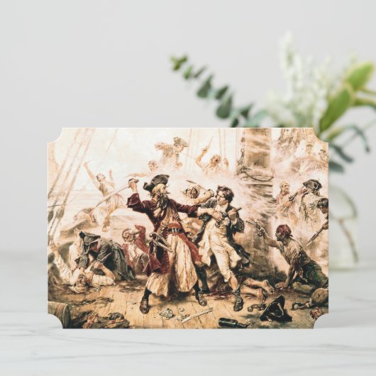 Capture, Pirate Blackbeard, Queen Anne's Revenge (Standing Front)