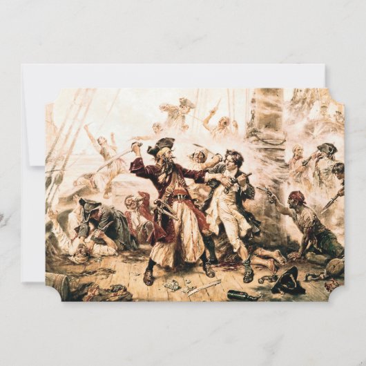 Capture, Pirate Blackbeard, Queen Anne's Revenge (Front)