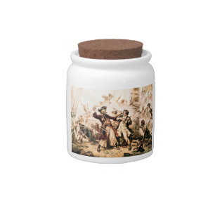Capture, Pirate Blackbeard, Queen Anne's Revenge Candy Jar
