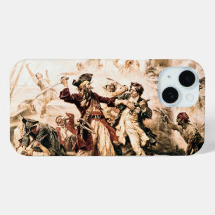 Capture, Pirate Blackbeard, Queen Anne's Revenge iPhone 15 Case