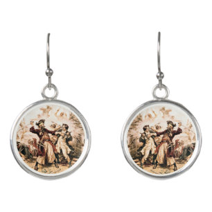 Capture, Pirate Blackbeard, Queen Anne's Revenge Earrings