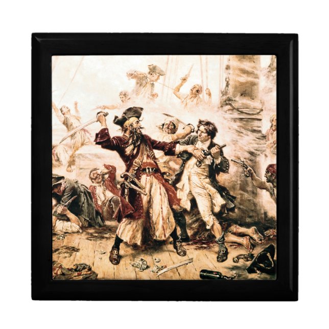 Capture, Pirate Blackbeard, Queen Anne's Revenge Gift Box (Front)
