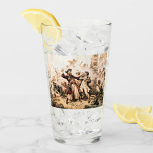 Capture, Pirate Blackbeard, Queen Anne's Revenge Glass