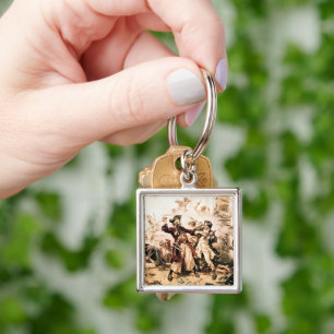 Capture, Pirate Blackbeard, Queen Anne's Revenge Keychain