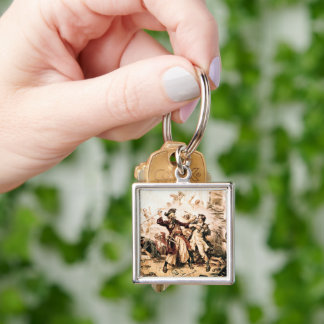 Capture, Pirate Blackbeard, Queen Anne's Revenge Keychain