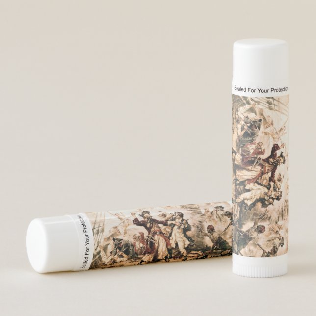Capture, Pirate Blackbeard, Queen Anne's Revenge Lip Balm (Front)