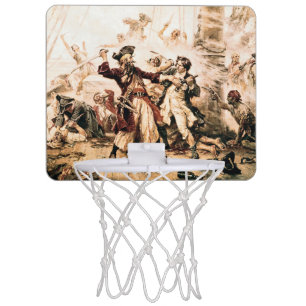 Capture, Pirate Blackbeard, Queen Anne's Revenge Mini Basketball Hoop