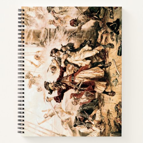 Capture Pirate Blackbeard Queen Annes Revenge Notebook