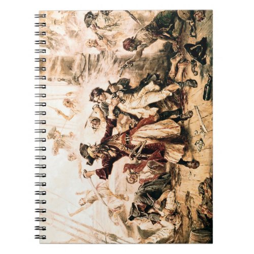 Capture Pirate Blackbeard Queen Annes Revenge Notebook