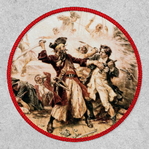 Capture, Pirate Blackbeard, Queen Anne's Revenge Patch