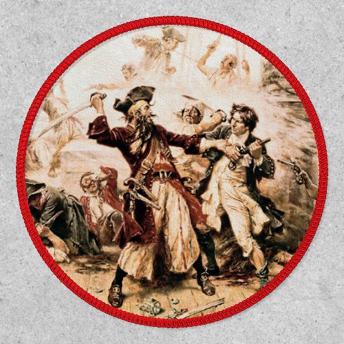 Capture Pirate Blackbeard Queen Annes Revenge Patch