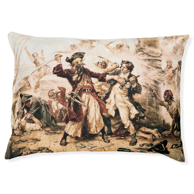 Capture, Pirate Blackbeard, Queen Anne's Revenge Pet Bed (Front)