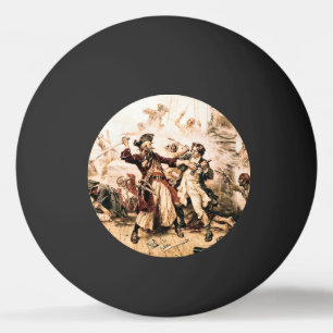 Capture, Pirate Blackbeard, Queen Anne's Revenge Ping Pong Ball