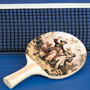 Capture, Pirate Blackbeard, Queen Anne's Revenge Ping Pong Paddle