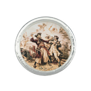Capture, Pirate Blackbeard, Queen Anne's Revenge Ring