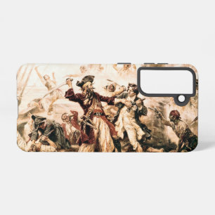 Capture, Pirate Blackbeard, Queen Anne's Revenge Samsung Galaxy S21 Case