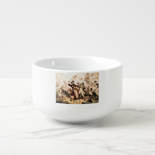 Capture Pirate Blackbeard Queen Annes Revenge Soup Mug