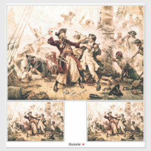 Capture, Pirate Blackbeard, Queen Anne's Revenge Sticker
