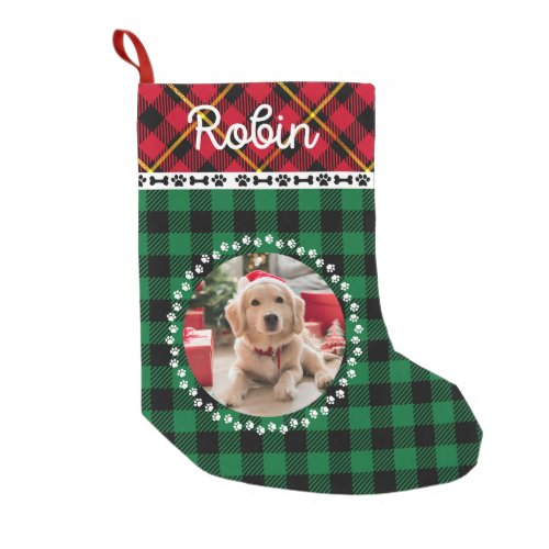 Capture Special Moments with Paw Print Christmas  Small Christmas Stocking