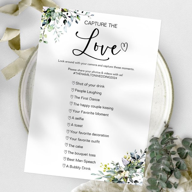 Capture The Love I Spy Wedding Game Invitation (Creator Uploaded)