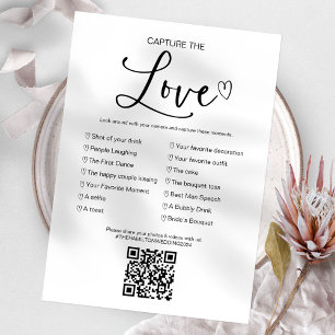 Capture The Love I Spy Wedding Game With QR Invitation