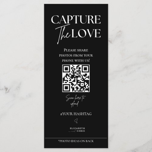 Capture The Love Photo I Spy Wedding Game scavenge Menu