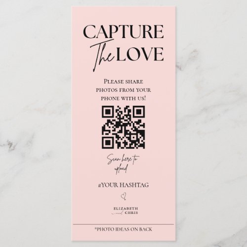 Capture The Love Photo I Spy Wedding Game scavenge Menu