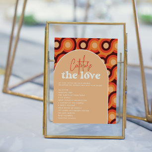 Capture The Love Wedding Photos Sign