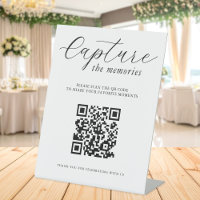 Capture The Memories Wedding Photo QR Code