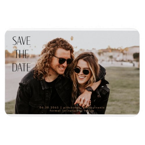 Capture the Moment Photo Wedding Save the Date Magnet