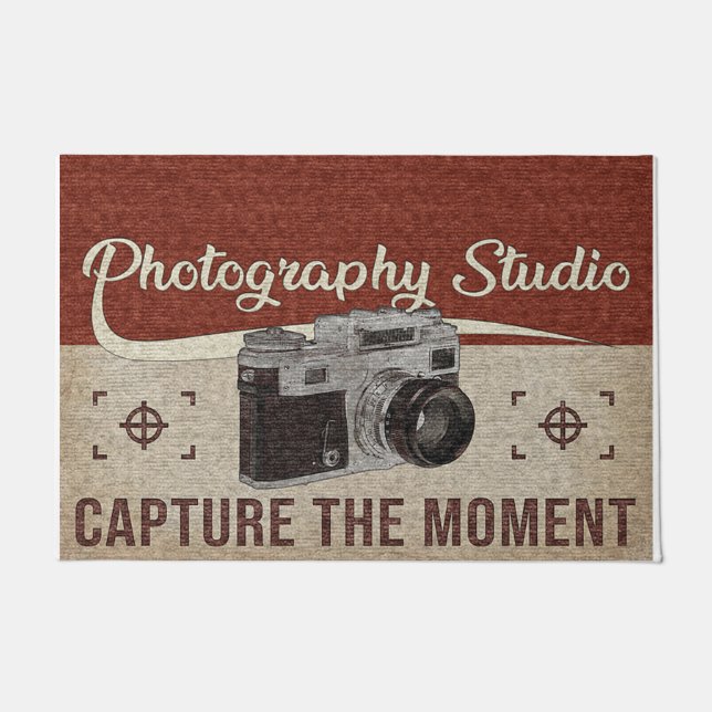 Capture The Moment, Photography Studio Doormat (Front)