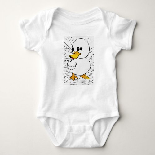 Capture the whimsy of childhood with a cartoon tat baby bodysuit