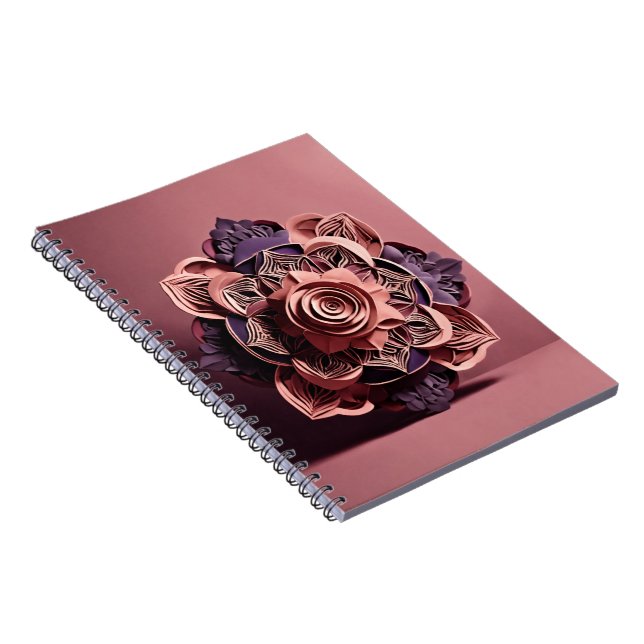 Capture Your Memories : Personalized Flora photo  Notebook (Right Side)