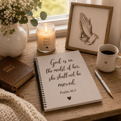 Capture your Thoughts God Is in the Midst of Her Notebook