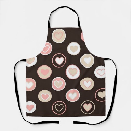 Captured Hearts Valentines Day Apron
