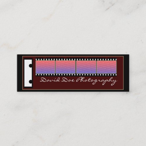 captured image business card template