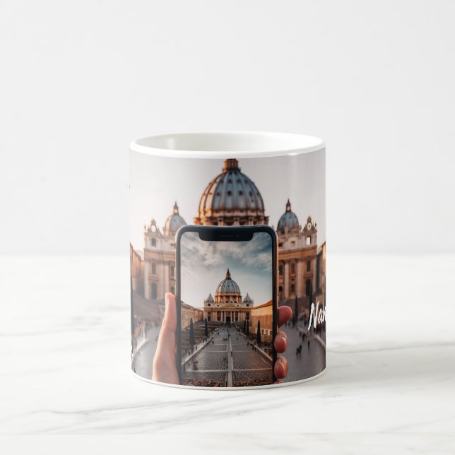 Captured Vatican: Mug for Rome Enthusiasts (Center)