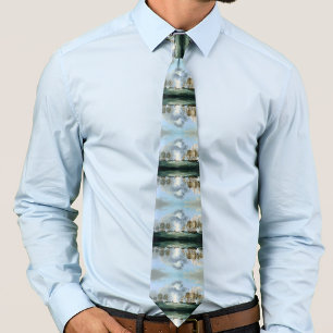 Capturing Spanish treasure ships 1804 Neck Tie