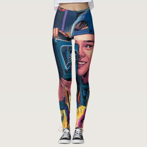 CAPTURING THE 90S A TEENS VHS CHRONICLES LEGGINGS