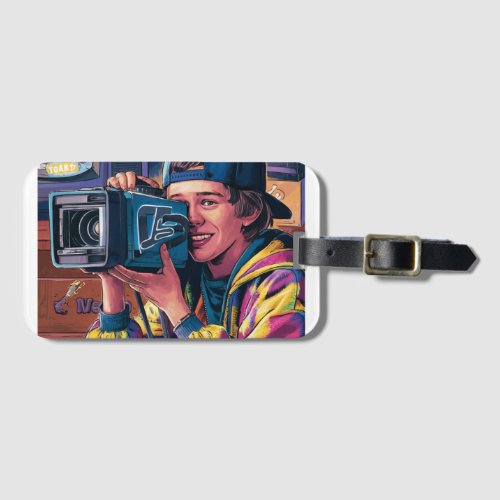 CAPTURING THE 90S A TEENS VHS CHRONICLES LUGGAGE TAG