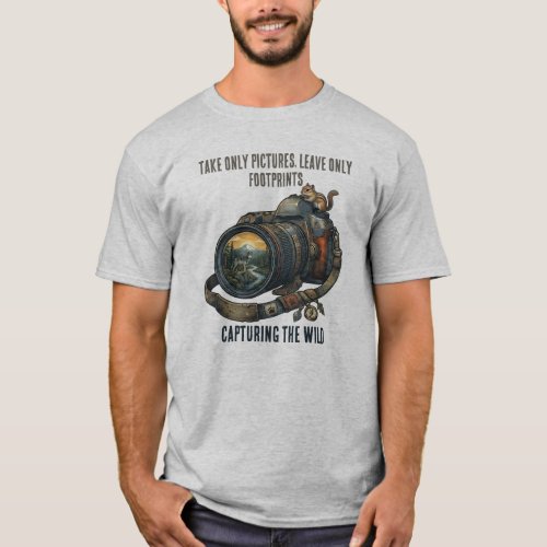 Capturing The Wild- Wildlife Photography Adventure T-Shirt