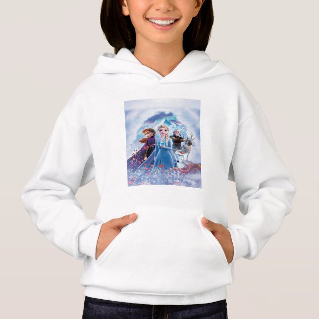 capuche for girl animation frozen hoodie (Front)