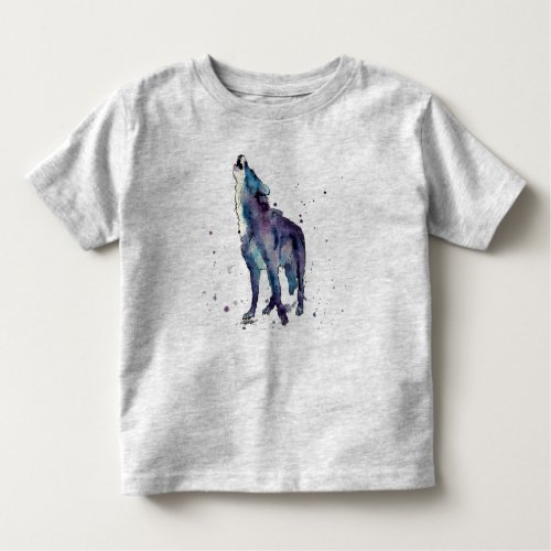 Capucin pulli with howling wolf toddler t_shirt