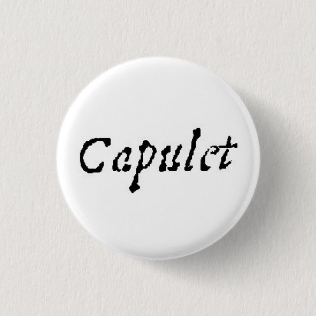 Capulet Pinback Button (Front)