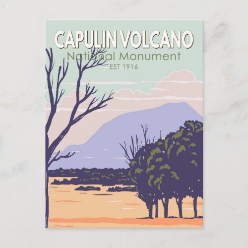 Capulin Volcano National Monument Vintage Postcard
