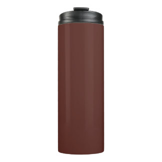 Caput mortuum (solid color)  thermal tumbler