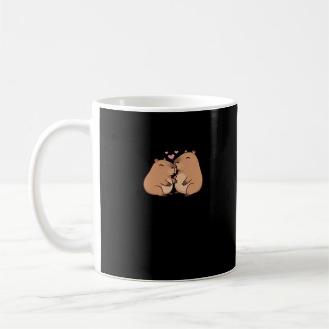 Capy Better Together Cute Animal Design  Coffee Mug (Left)