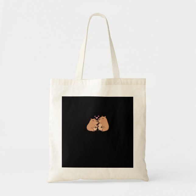 Capy Better Together Cute Animal Design  Tote Bag (Front)