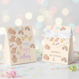 Capy capy birthday favor boxes