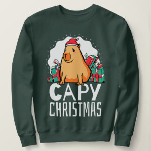 Capy Christmas Capybara Sweatshirt